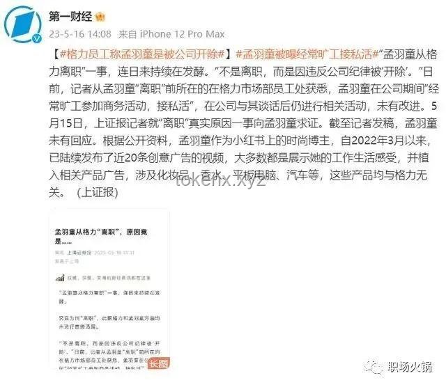 孟羽童回歸格力：職場選擇背后的行業洞察與啟示