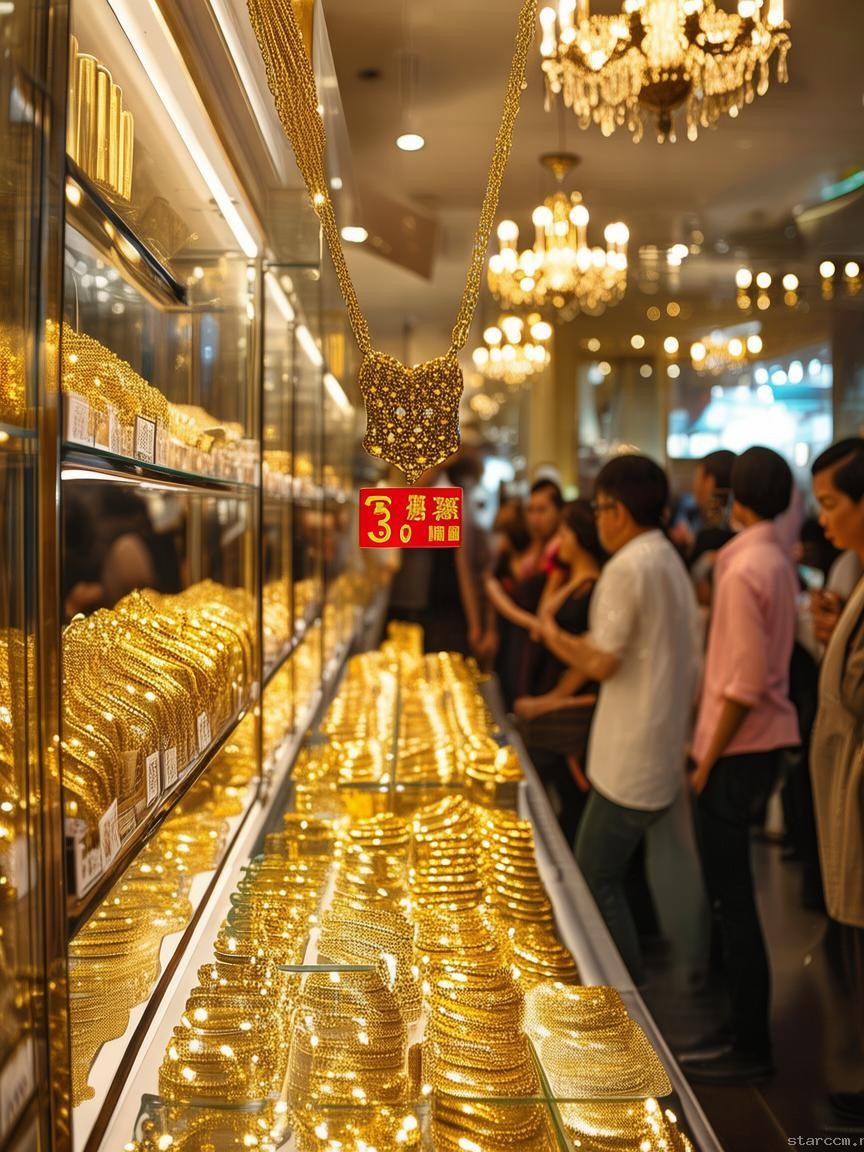 國內金飾克價大跌現象解析：一夜驟降36元背后