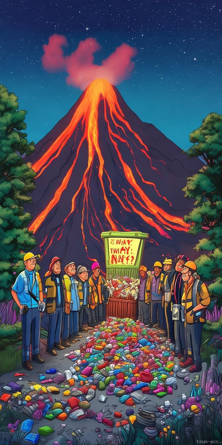 為什么人類不把垃圾傾倒在活火山里？