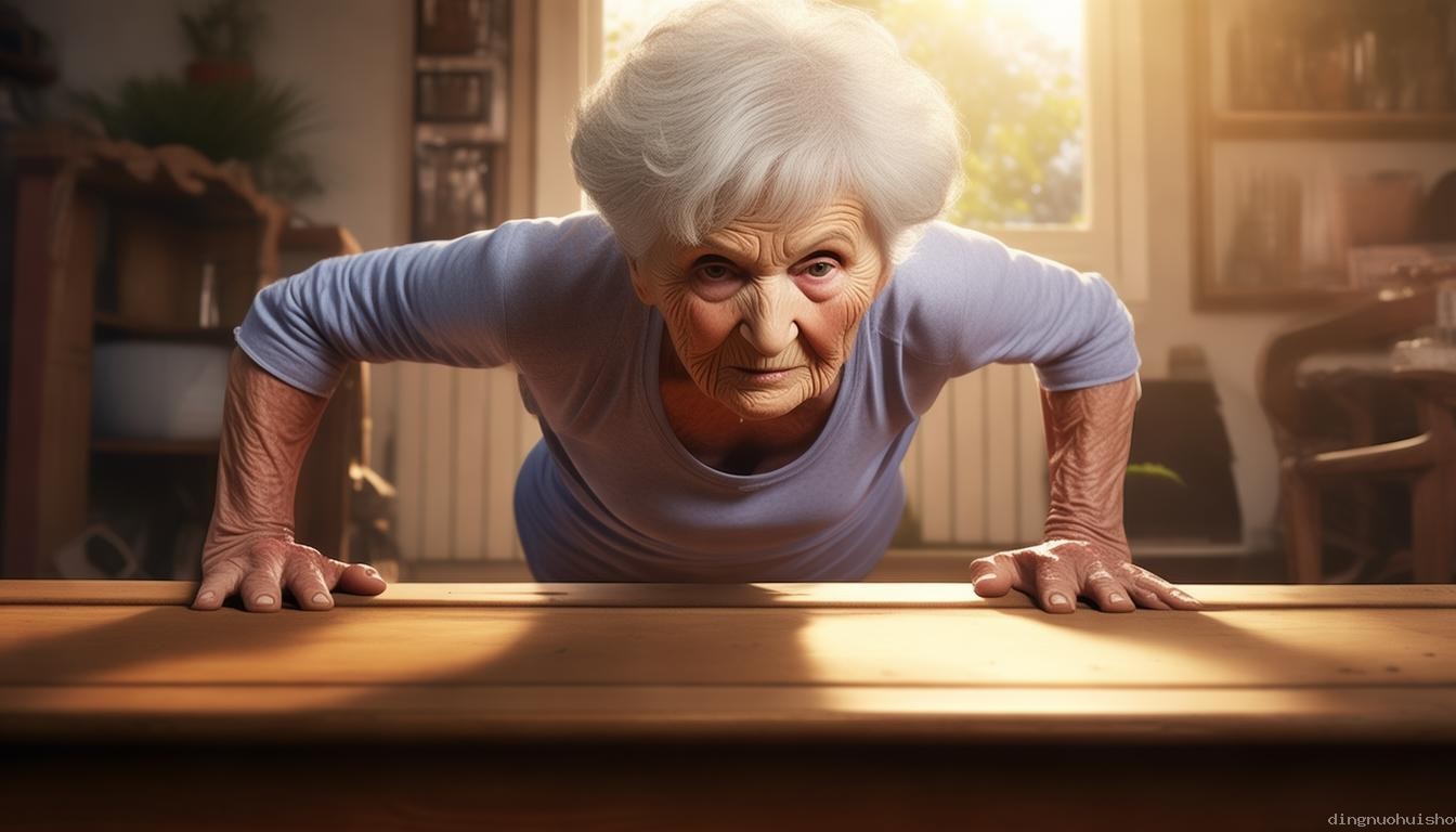92歲奶奶的俯臥撐日常：堅持的力量?