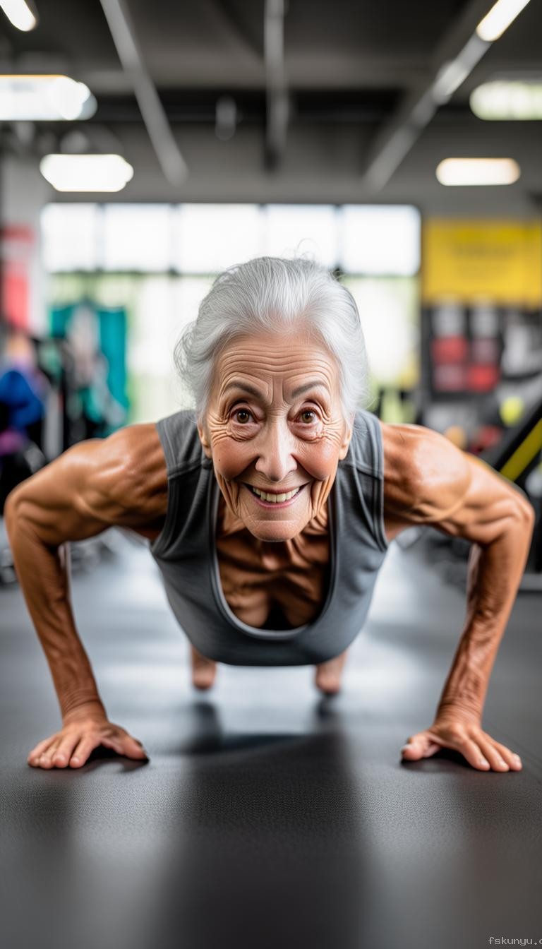 92歲奶奶堅持健身秘訣：每天200個俯臥撐指南