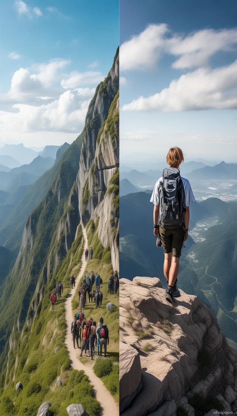外國朋友被忽悠爬華山與理性規劃登山的對比分析