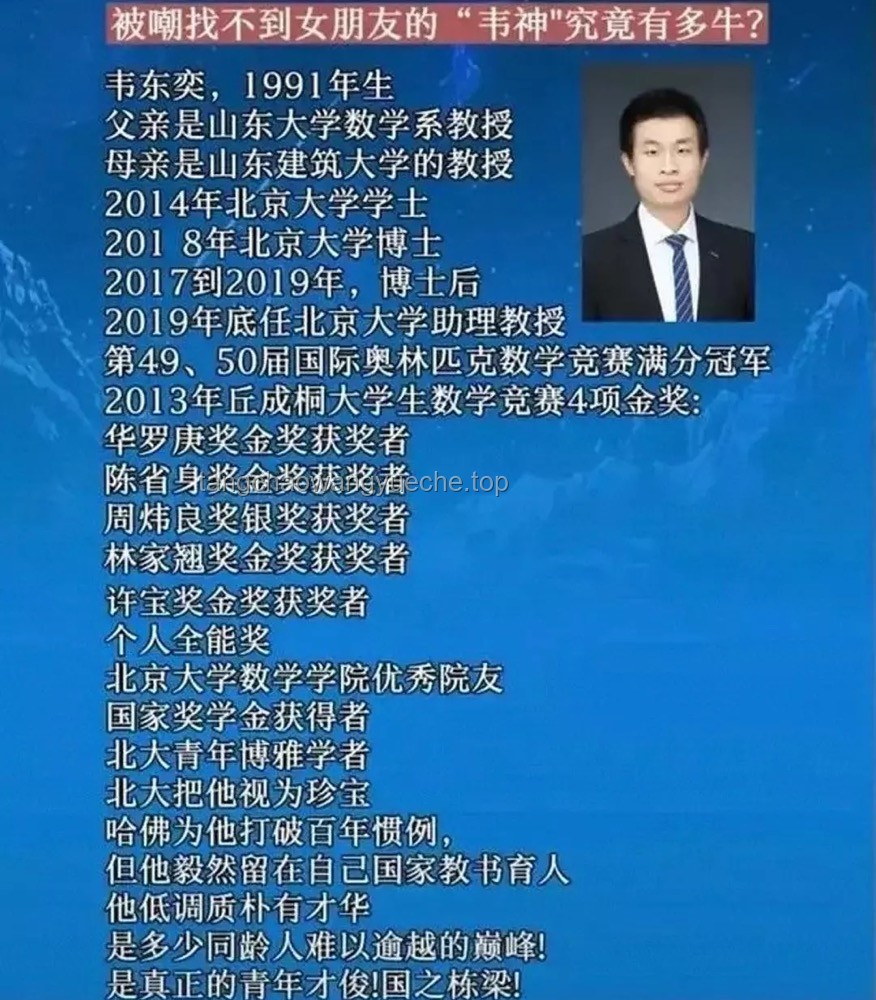 北大數學系學生視角：解析與學習“韋神”之道