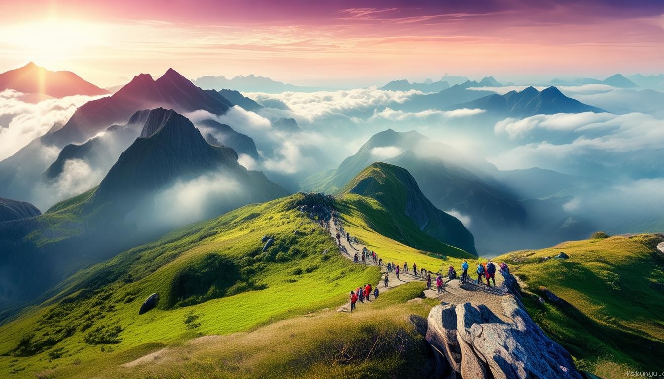 ???《云巋山徒步之旅：挑戰與美景并存的探險》