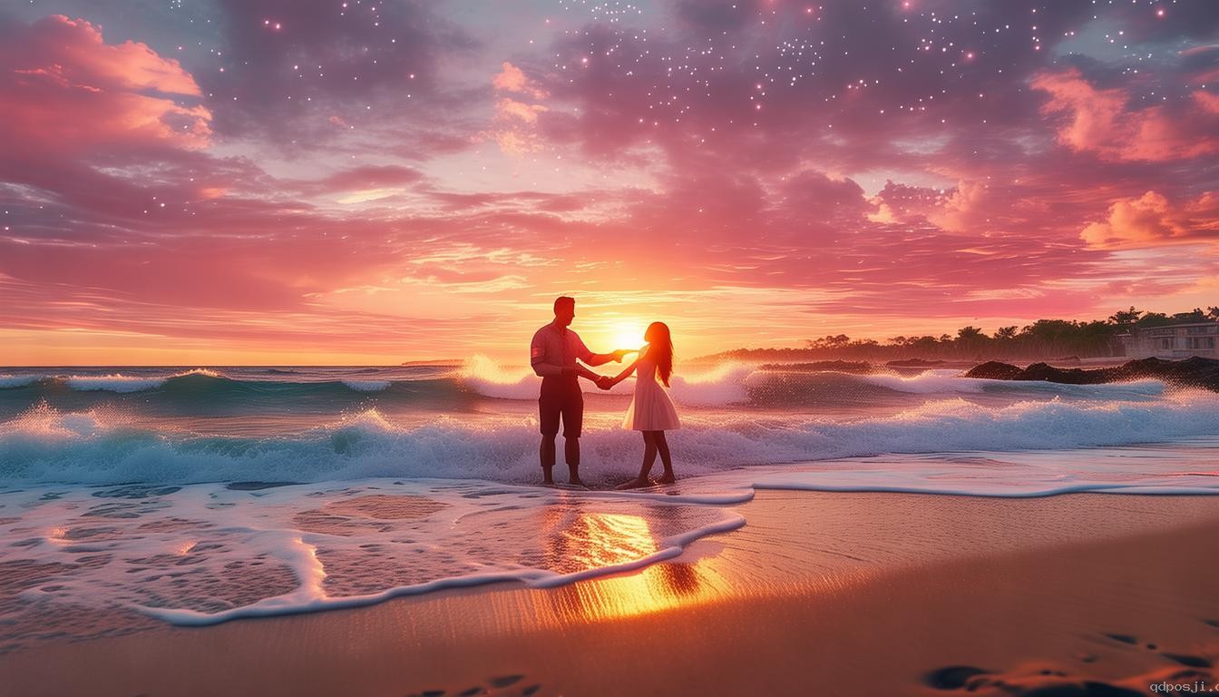 海邊求婚浪潮興起，浪漫經濟新藍海