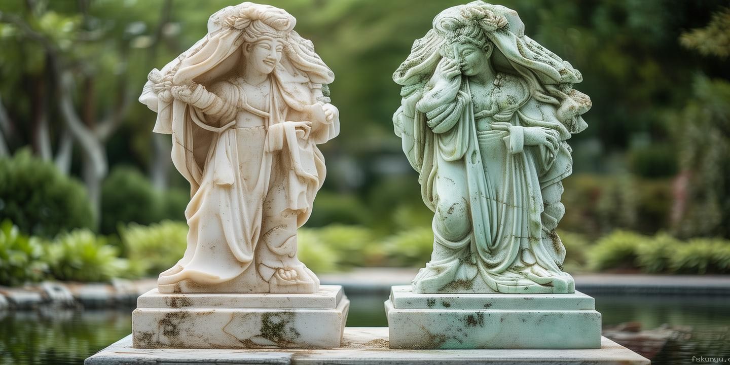 東西方漢白玉雕塑風化差異探秘
