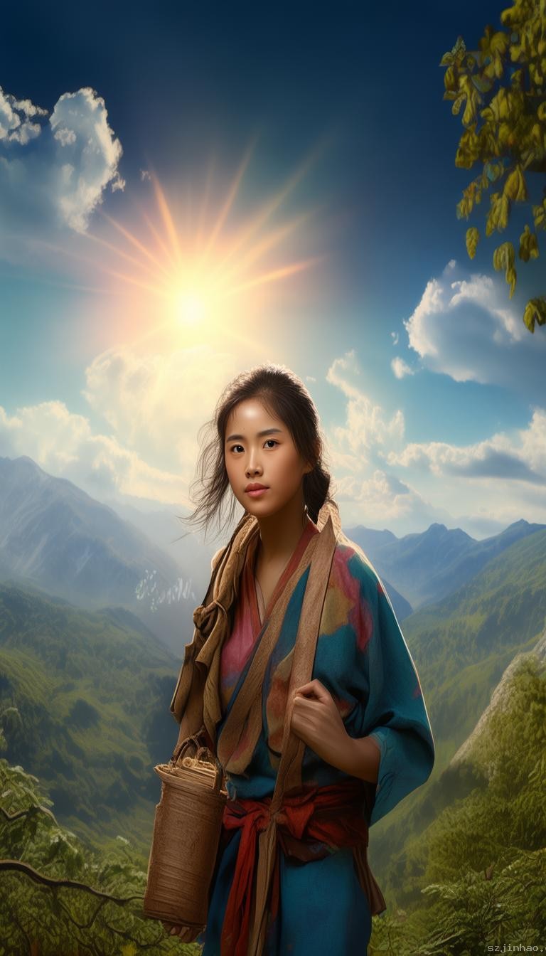 白巖松祝福背后的“扁擔女孩”：勵志與希望之光