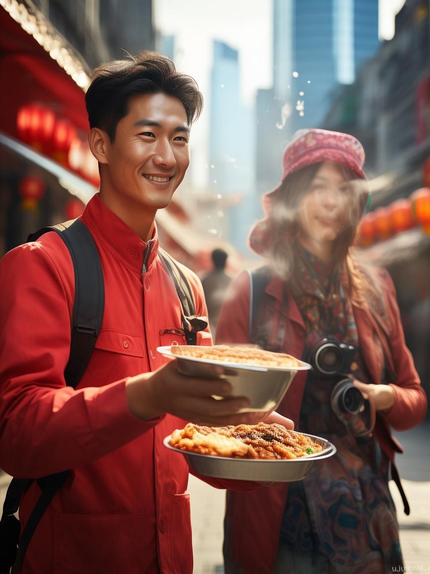 看看外賣小哥如何用服務(wù)征服外國游客