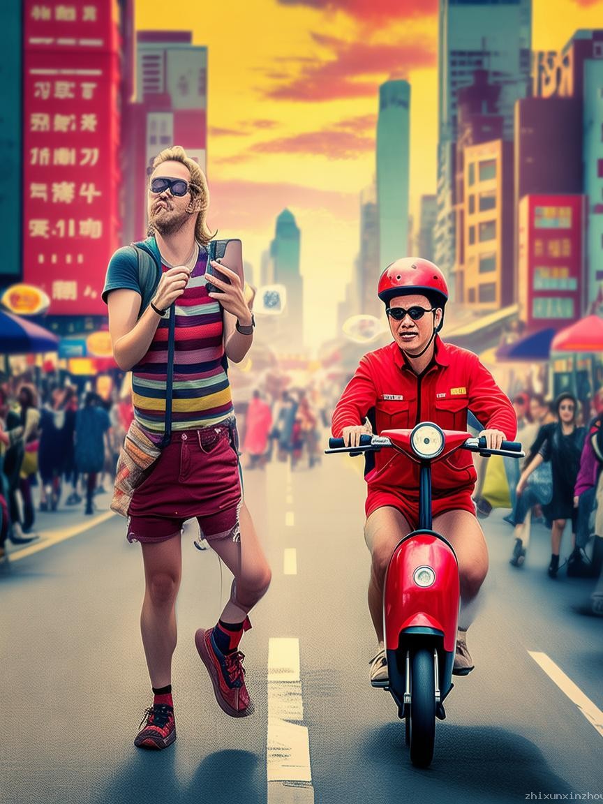 外賣小哥VS外國游客：征服之旅的深度對比
