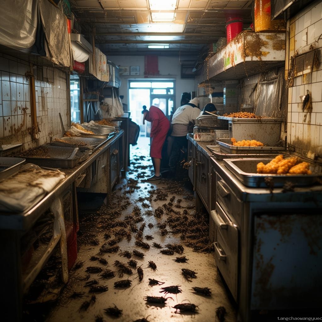 叫了只炸雞門店后廚亂象：臥室變后廚，蟑螂橫行