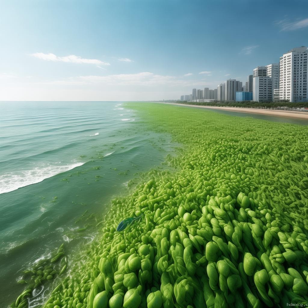 煙臺海面“草原化”趨勢預測：滸苔綠潮的未來影響與對策