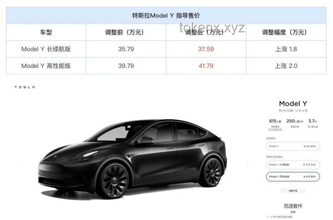 Model 3長續航版漲價1萬應對策略