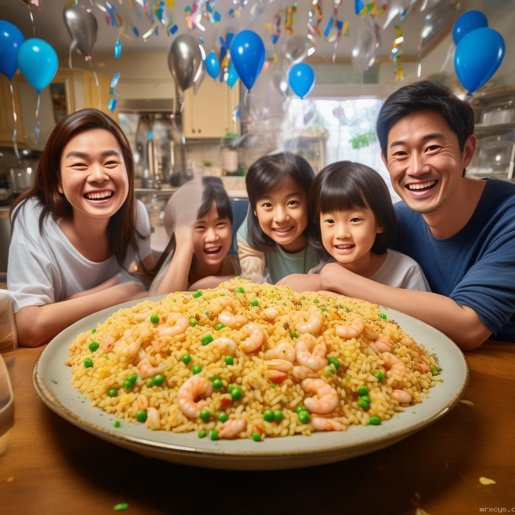 爸爸的生日驚喜?：自制蝦仁蛋炒飯全記錄