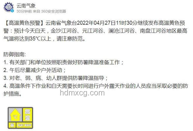 高溫黃色預警繼續下的城市應急響應策略研究