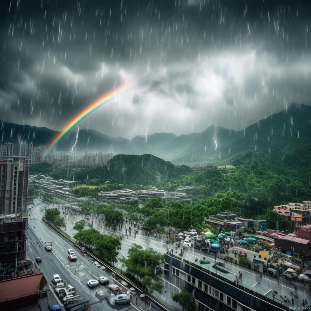 三預警齊發下全國多地暴雨天氣對比分析