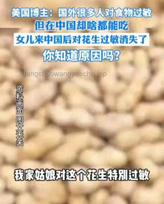 歐美人花生過敏頻發，國內卻鮮有耳聞：探秘背后的差異