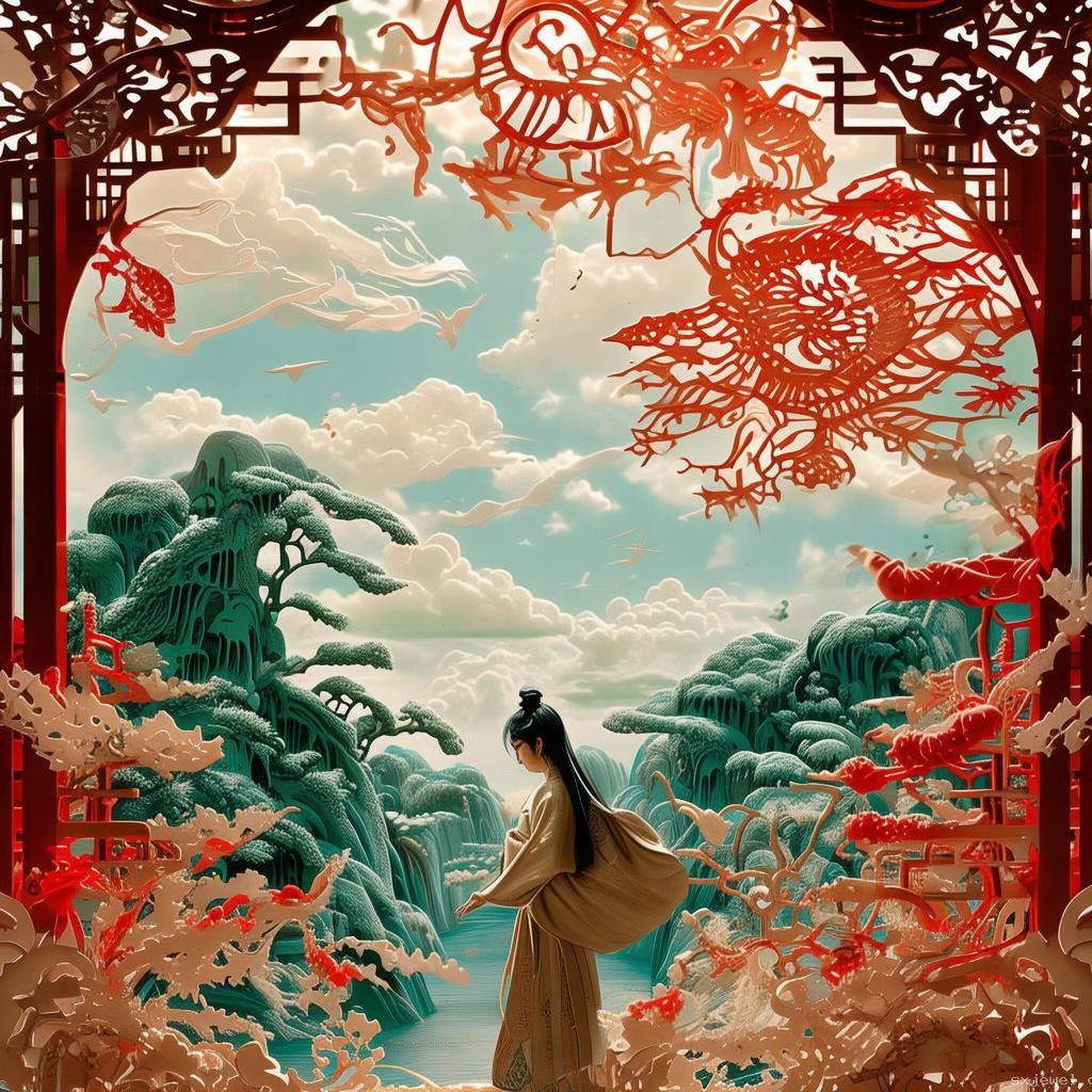 刻紙版十日終焉齊夏：藝術(shù)與小說(shuō)的奇妙融合